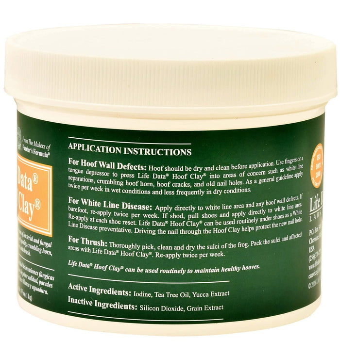 Life Data Hoof Clay, 35 oz - AAB1A - 35 oz - 8