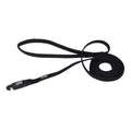 Li'l Pals Dog Leash with Glitter Overlay - C21CW - Black Sparkles - 1