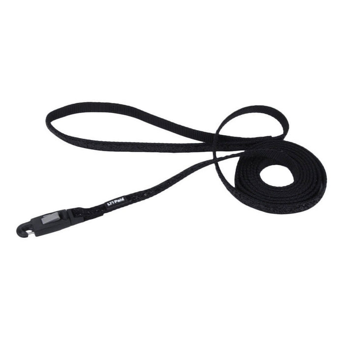 Li'l Pals Dog Leash with Glitter Overlay - C21CW - Black Sparkles - 1