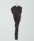 【LIMITED COLOR】WHIFFLING DRESS BROWN