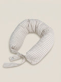 Linen Adjustable Neck Support Travel Pillow LINTICO