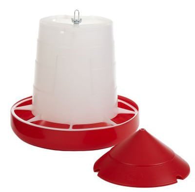Little Giant Deluxe Hanging Feeder with Lid – 22 lb Capacity for Poultry & Chickens - M31B1 - Replacement Lid - 4