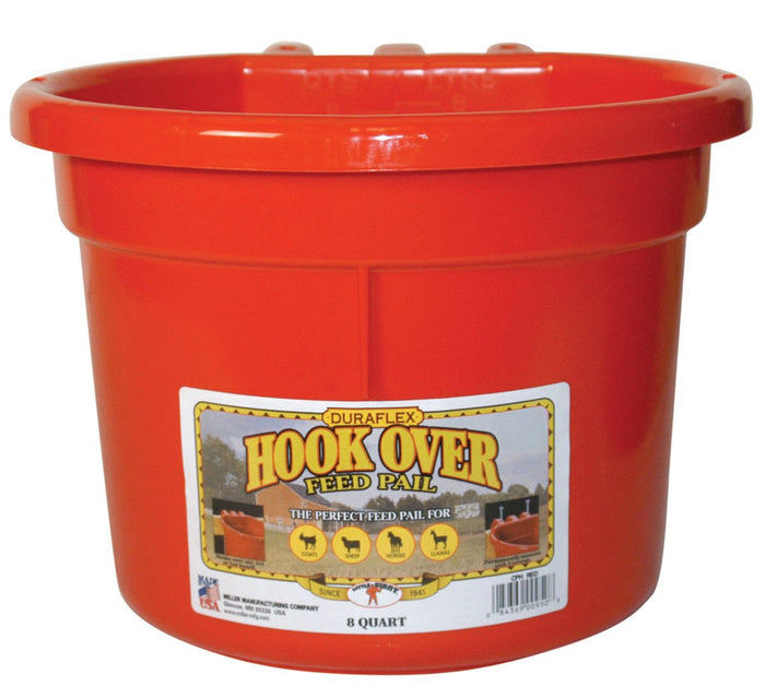 Little Giant Hook Over Feed Pail, 2 Gallon - M3HD - Red - 1