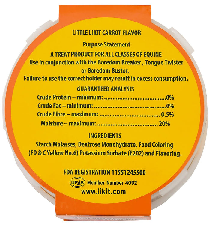 Little Likit Horse Lick Treat Refill, 250g - CA1V - Molasses - 6