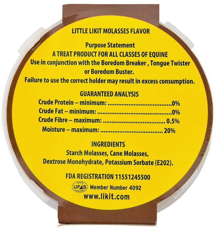 Little Likit Horse Lick Treat Refill, 250g - CA1V - Molasses - 8