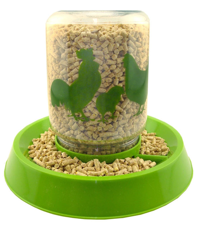 Lixit Chicken Waterer/Feeder with Reversible Base - L8L4 - 1/2 gallon - 3