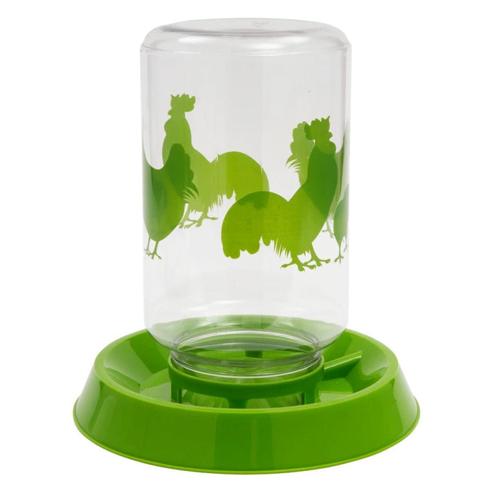 Lixit Chicken Waterer/Feeder with Reversible Base - L8L5 - 1 Gallon - 7