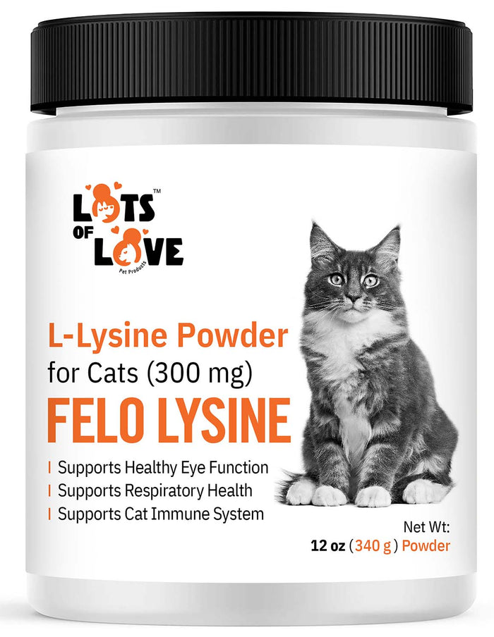 Lots of Love Fel O Lysine Powder for Cats - LOL1N - 12 oz - 1