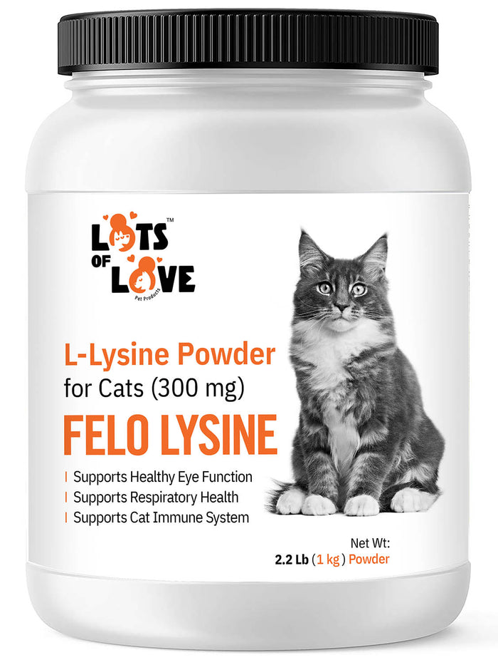 Lots of Love Fel O Lysine Powder for Cats - LOL1P - 2.2 lb - 8