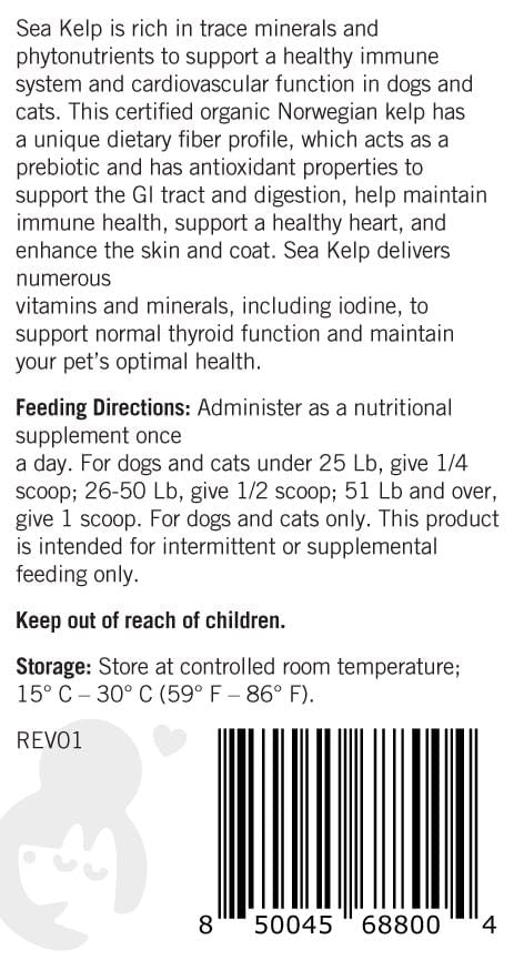Lots of Love Sea Kelp Granular for Dogs and Cats - LOL1F - 16 oz - 4