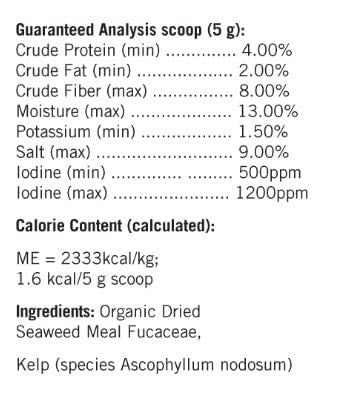 Lots of Love Sea Kelp Granular for Dogs and Cats - LOL1H - 7 lb - 7
