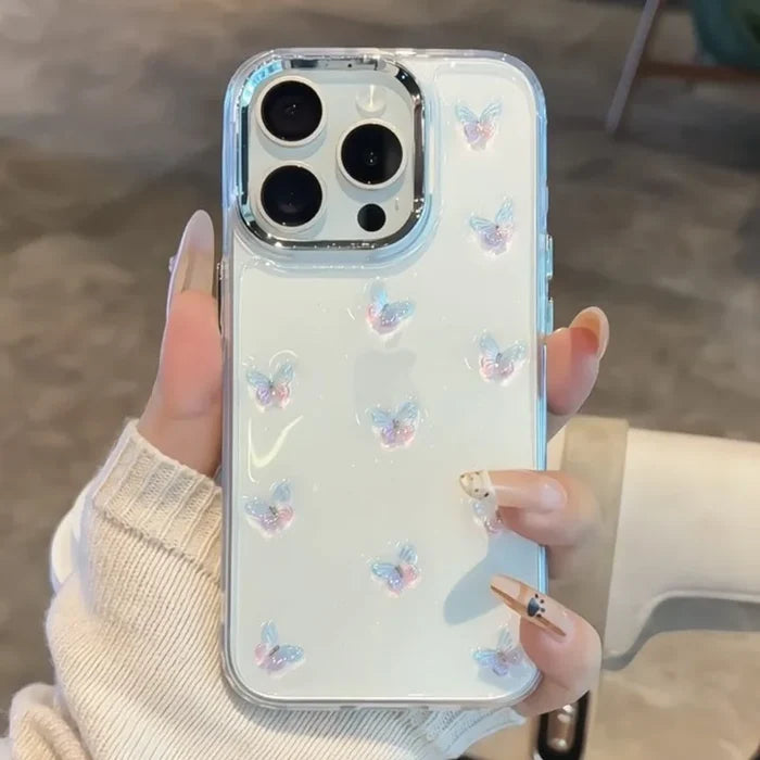 Luxury Gradient Butterfly Glitter Phone Case PhoneShells