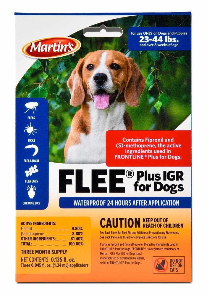 Martin's Flee Plus IGR for Dogs - CSI2B - 23 - 44 lbs - 3