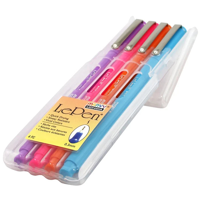 Marvy Uchida | Set de Bolígrafos Le Pen Brilliant (4pc)