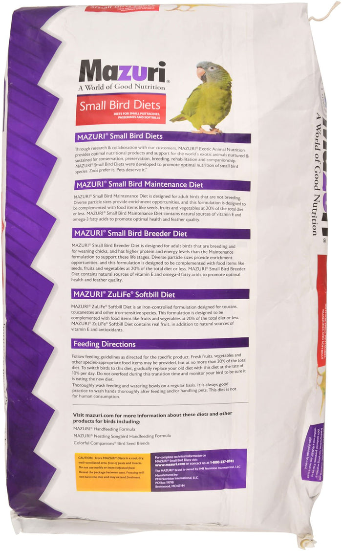 Mazuri Small Bird Breeder Diet, 25 lb - PANCV - 2