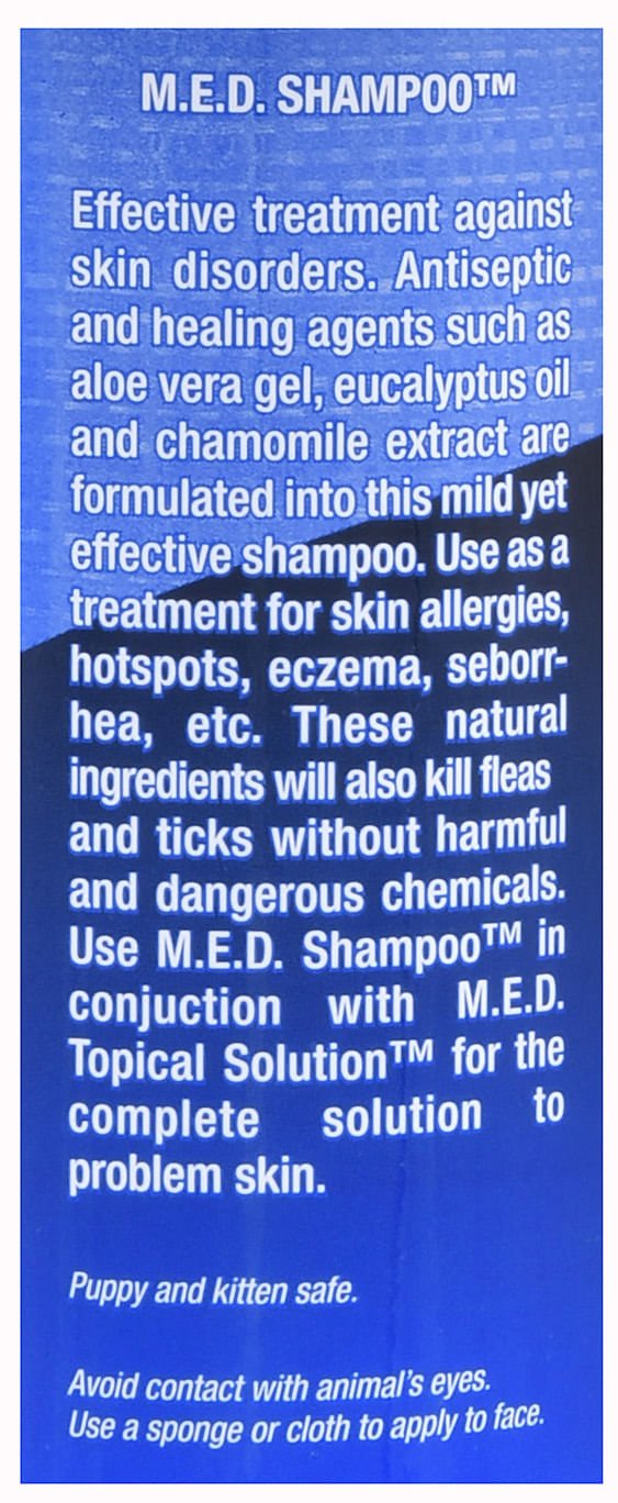 M.E.D. Herbal Shampoo - BSPBG - 12 oz - 3