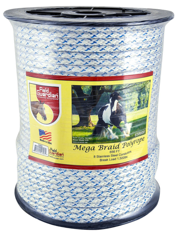Mega Braid Polyrope, 656' - T8MB - 1