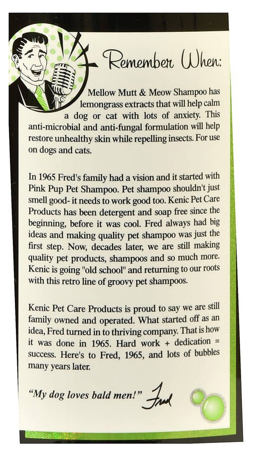 Mellow Mutt & Meow Anti - Microbial Pet Shampoo - G7AN - 1 gallon - 2
