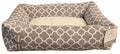 Memory Foam Rectangle Bed With Sherpa Lining - PO213 - Vanilla Ice - Medium - 1