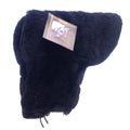 Merino Sheepskin Deluxe Western Seat Saver, Black Sheepskin - 6MM2 - Black - 1