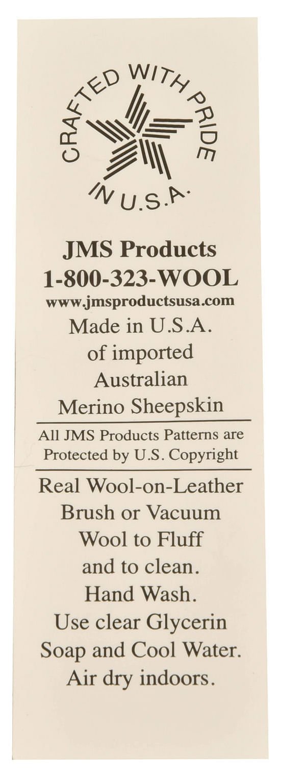Merino Sheepskin Noseband Cover, 12" - 3V1U - Tan - 2