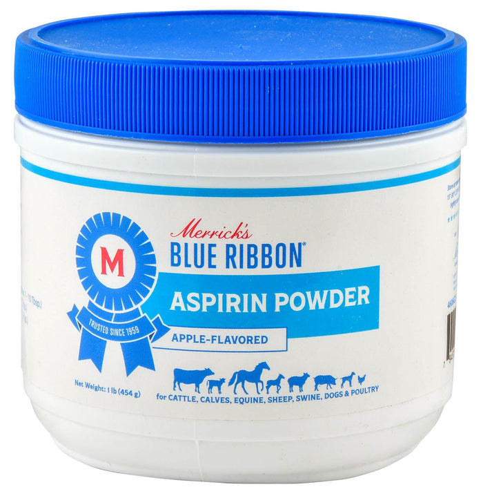 Merrick's Blue Ribbon Aspirin Powder, Apple Flavor, 1 lb - VP1X - 1