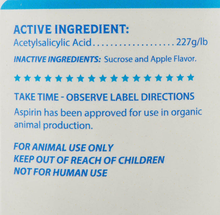 Merrick's Blue Ribbon Aspirin Powder, Apple Flavor, 1 lb - VP1X - 2