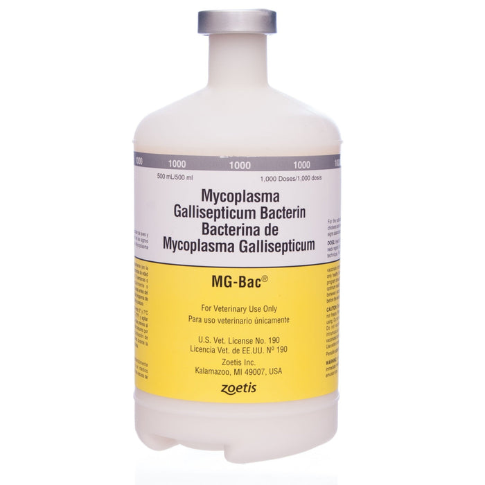 MG - Bac Chicken Vaccine, 500 mL - F7J8 - 1,000 Dose - 1