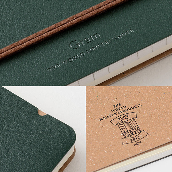 Midori | Cuaderno de Anillas WM Grain B6 Green