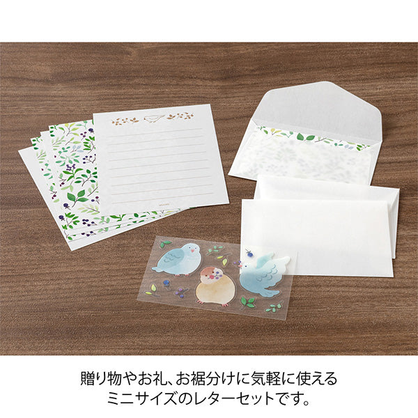 Midori | Set de Cartas Mini con Pegatinas For You Bird