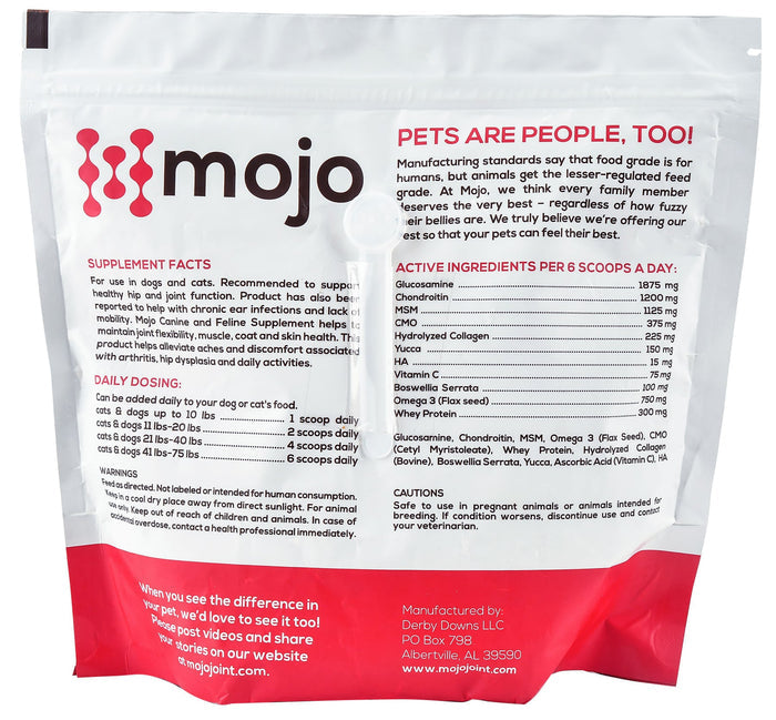 Mojo Canine + Feline Joint Supplement - DI1C - 16 oz - 4