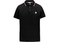 Moncler Logo Polo Shirt Black/Red/White
