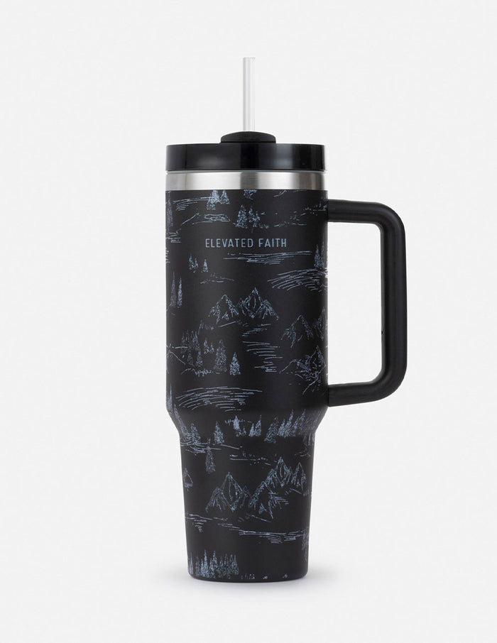 Mountainscape 40 oz Tumbler Elevated Faith