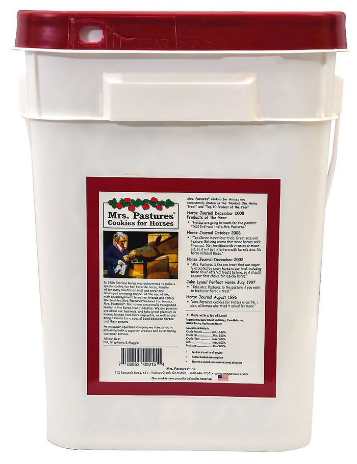 Mrs. Pastures Horse Cookies Horse Treats - PCHAD - 15 lbs - 7