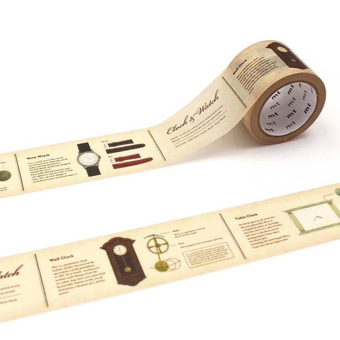 MT Masking Tape | Encyclopedia Clocks Washi Tape