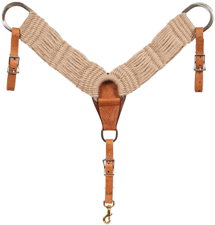 Mustang 100% Mohair Breast Collar - 121UZ - Natural - 1