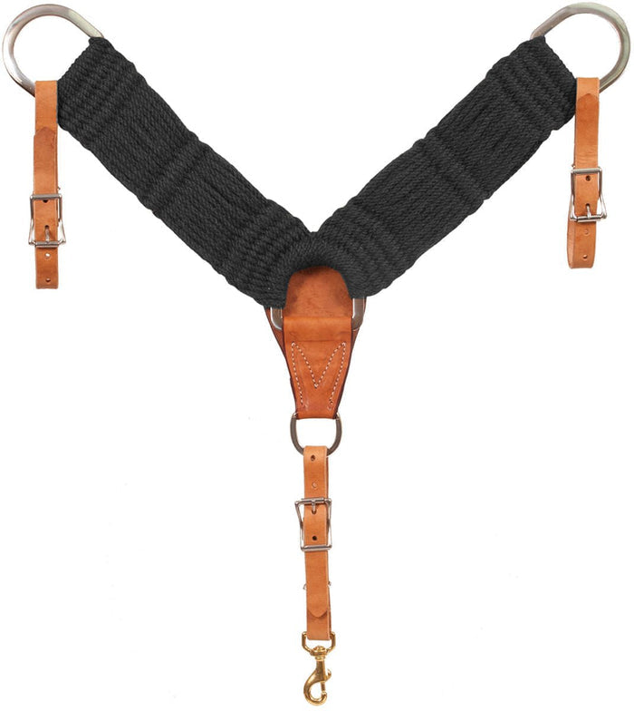 Mustang 100% Mohair Breast Collar - 121UZ - Natural - 2