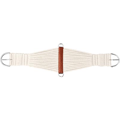 Mustang 27 - Strand Nylon Ranch Roper Cinch, White - 121R2 - 32 in - 1
