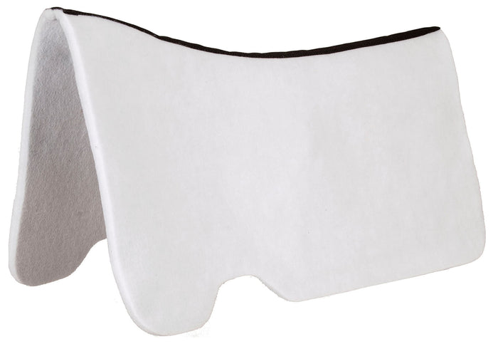 Mustang Contoured Wool Pad Liner, 30" x 30" x 1/2" - 1211D1 - 1