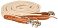 Mustang Flat Braided Poly Roping Rein, 1" x 7' - 121KY - 1" x 7' - 1