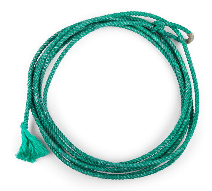 Mustang Little Looper Kids Rope with Rawhide Burner - 1212D - Kelly Green - 1
