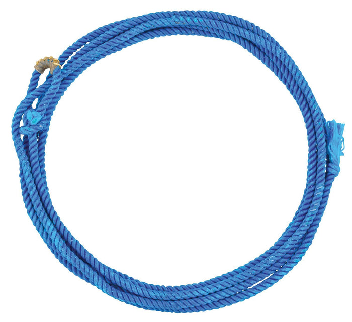 Mustang Little Looper Kids Rope with Rawhide Burner - 121DI - Blue - 5