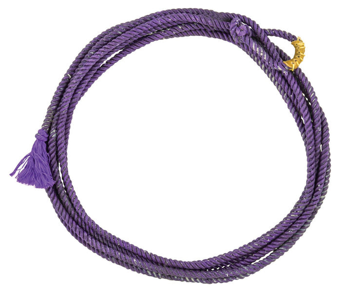 Mustang Little Looper Kids Rope with Rawhide Burner - 121DK - Pink - 8