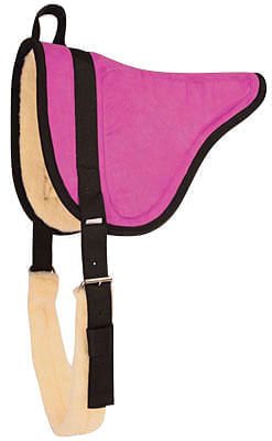 Mustang MicroSuede Bareback Saddle Pad - 121SB - Black - 3