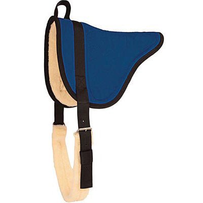 Mustang MicroSuede Bareback Saddle Pad - 121SD - Navy Blue - 4