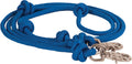 Mustang Mountain Rope 8' Knotted Barrel Rein - 121M2 - Blue - 1