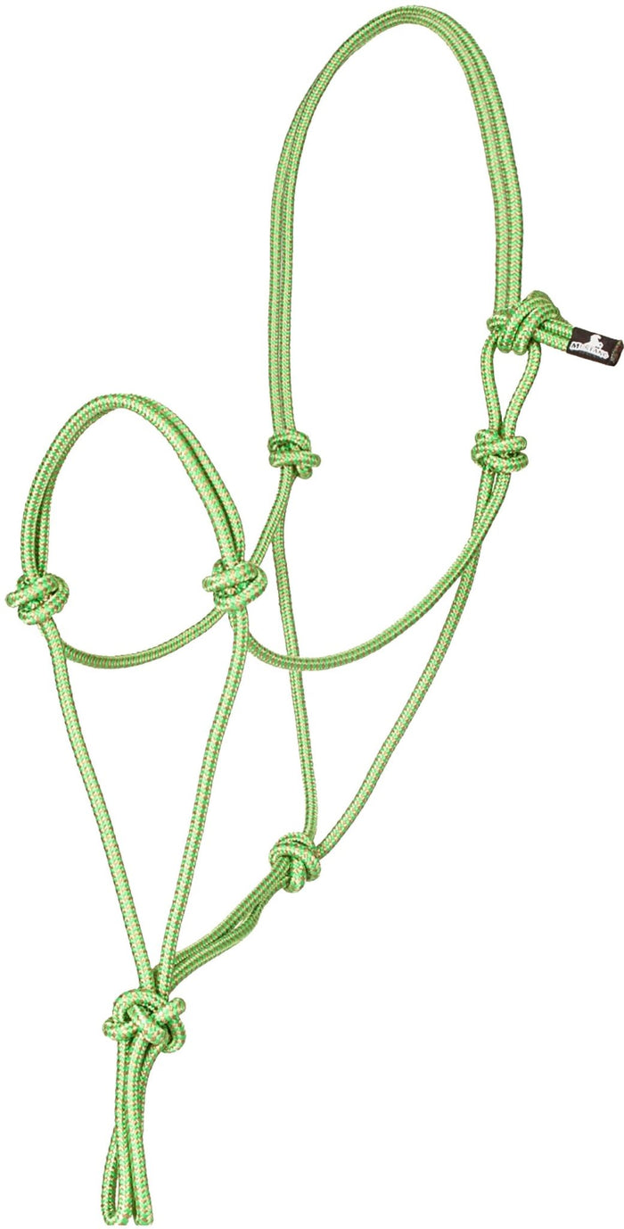Mustang Premium Nylon Rope Halter - 1211CK - Purple/Silver - 5