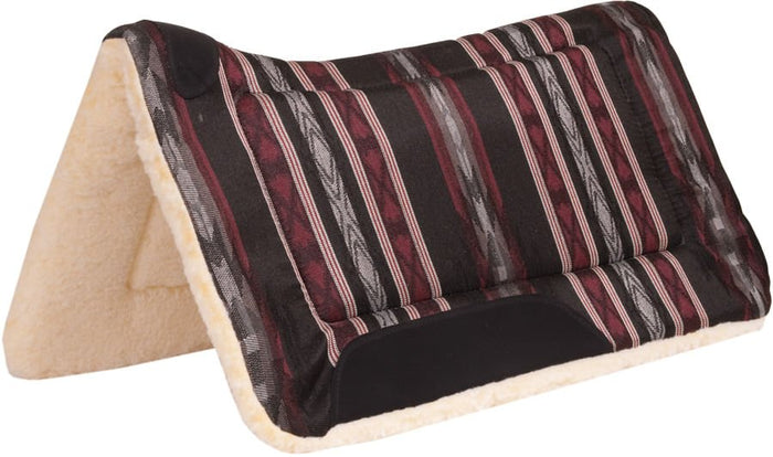Mustang Sierra Herculon Contoured Saddle Pad, 32" x 32" - 121CF - Apache Black - 3