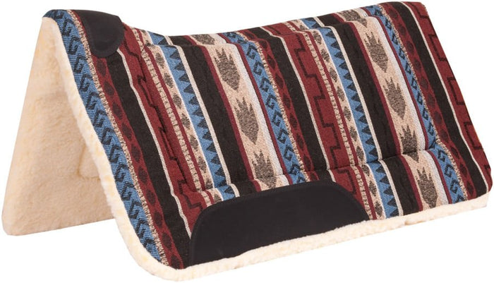 Mustang Sierra Herculon Contoured Saddle Pad, 32" x 32" - 121CF - Apache Black - 4