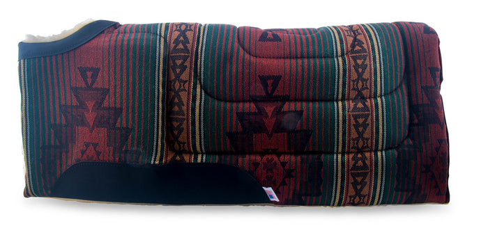 Mustang Sierra Herculon Cut Back & Built Up Saddle Pad, 30" x 32" - 121SH - Cheyenne Hunter - 6